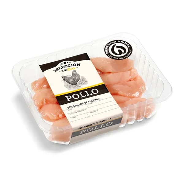 Solomillo de pollo Selección de Dia bandeja 400 g aprox. - 0.47 kg - Imagen del producto en Findit