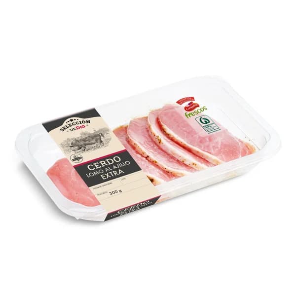 Lomo de cerdo extra al ajillo Selección de Dia bandeja 300 g - 0.3 kg - Imagen del producto en Findit