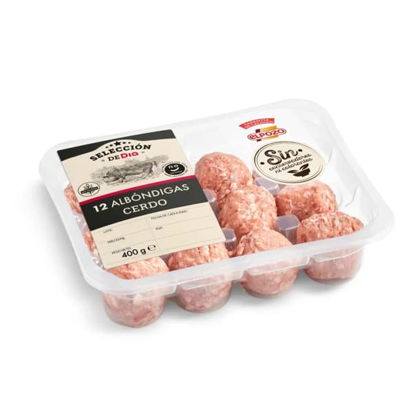 Albóndigas de cerdo Selección de Dia bandeja 400 g - 0.4 kg - Imagen del producto en Findit