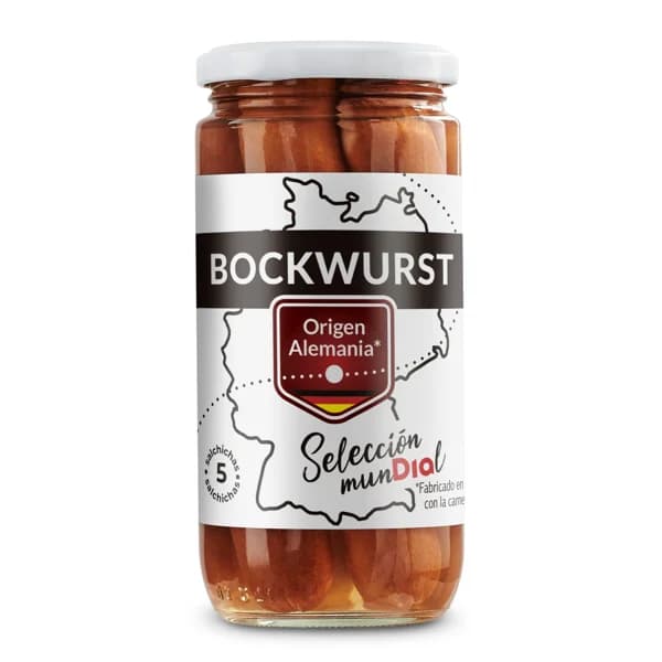 Salchichas bockwurst Selección Mundial de Dia frasco 250 g - 0.25 kg - Imagen del producto en Findit