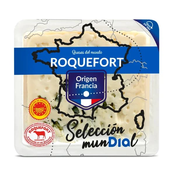 Queso roquefort Selección Mundial de Dia bandeja 100 g - 0.1 kg - Imagen del producto en Findit
