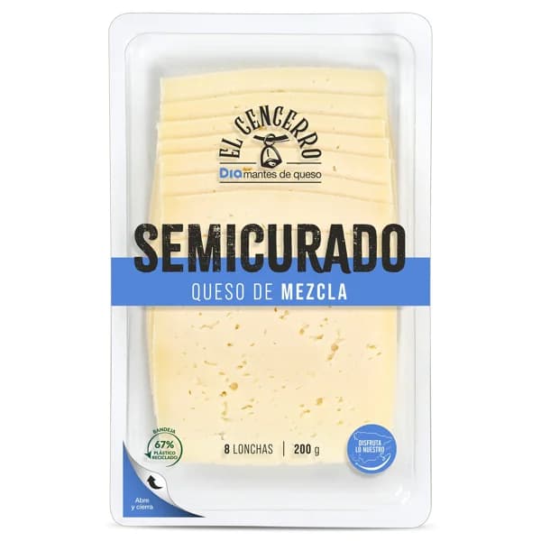 Queso semicurado El Cencerro de Dia sobre 200 g - 1 ud - Imagen del producto en Findit