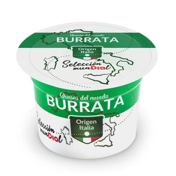 Queso burrata Selección Mundial de Dia tarrina 150 g - 0.15 kg - Imagen del producto en Findit