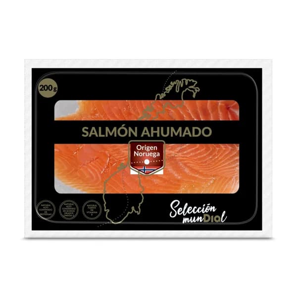 Salmón ahumado Selección Mundial de Dia sobre 200 g - 0.2 kg - Imagen del producto en Findit