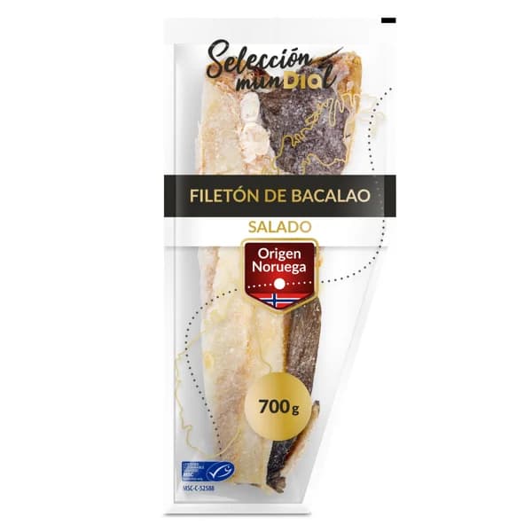 Filetón de bacalao salado MSC Selección Mundial de Dia bolsa 700 g - 0.7 ud - Imagen del producto en Findit