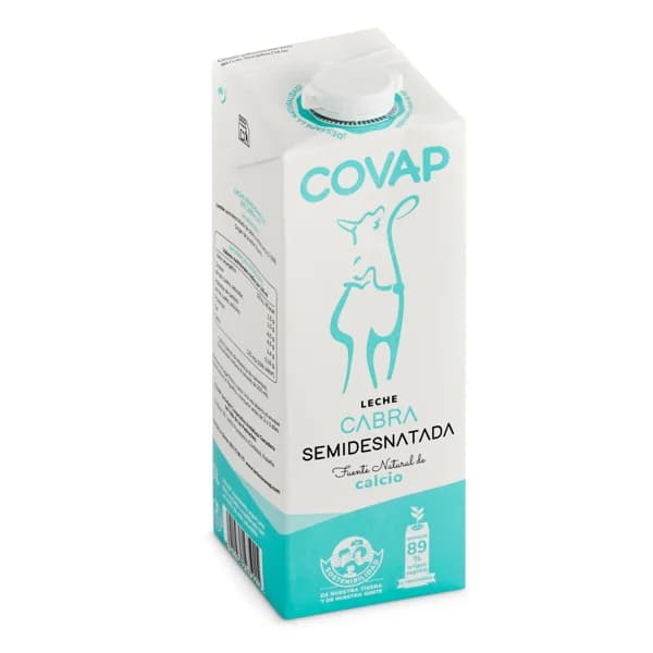 Leche semidesnatada de cabra Covap brik 1 l - 1 l - Imagen del producto en Findit