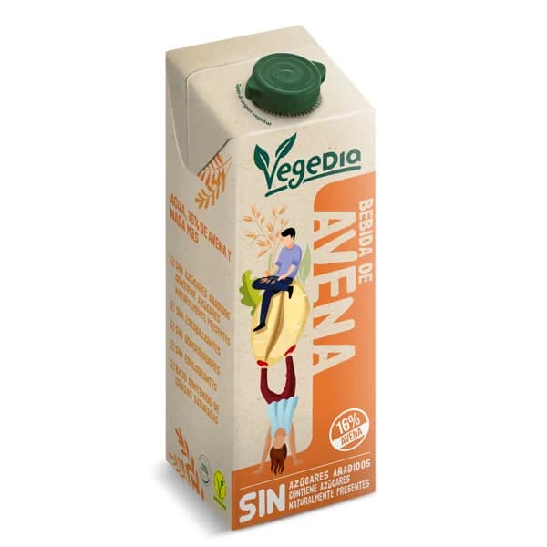 Bebida de avena Vegedia brik 1 l - 1 l - Imagen del producto en Findit