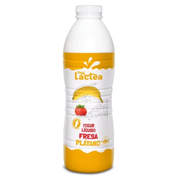 Yogur líquido sabor fresa y plátano Dia Láctea botella 1 Kg - 1 kg - Imagen del producto en Findit