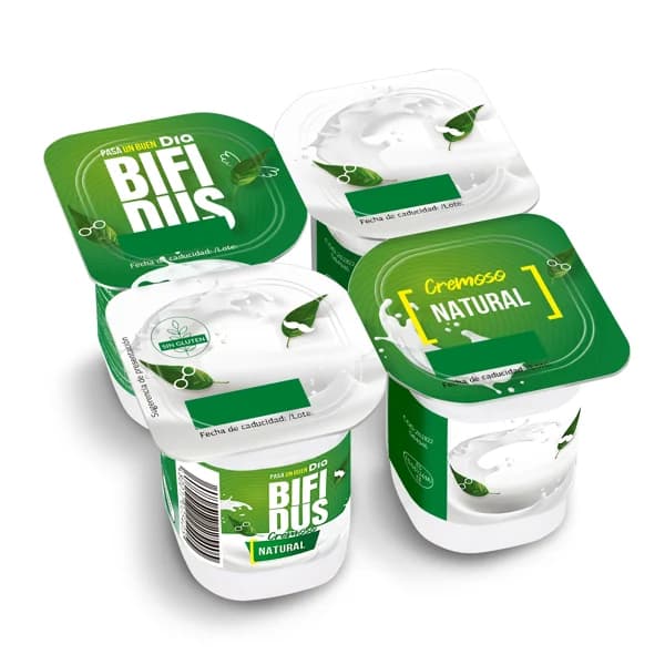 Cremoso natural Bífidus Dia pack 4 x 125 g - 1 ud - Imagen del producto en Findit