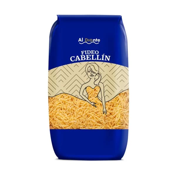 Fideo cabellín Al Diante Dia bolsa 500 g - 0.5 kg - Imagen del producto en Findit