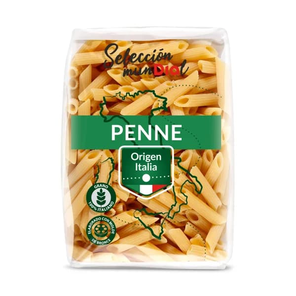Pasta penne Selección Mundial de Dia bolsa 500 g - 0.5 kg - Imagen del producto en Findit