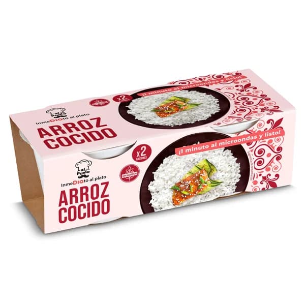 Arroz redondo Al Punto Dia vaso 2 x 125 g - 1 ud - Imagen del producto en Findit