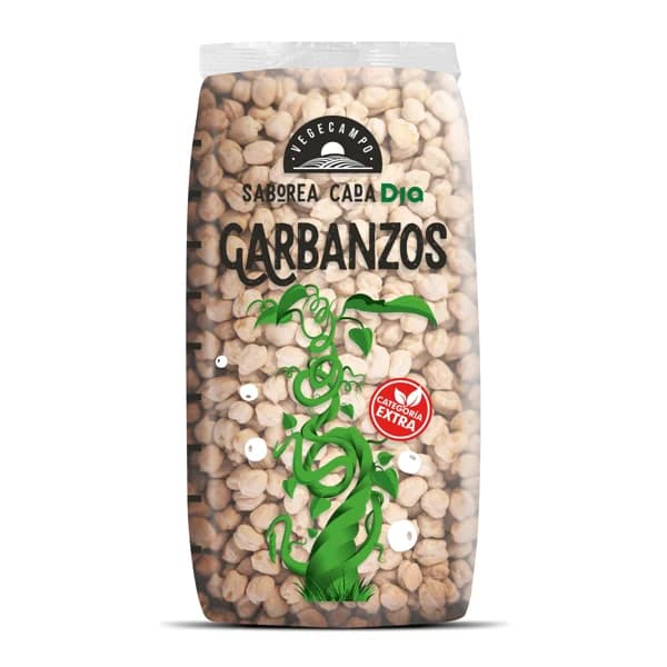 Garbanzos extra Vegecampo de Dia bolsa 1 Kg - 1 kg - Imagen del producto en Findit