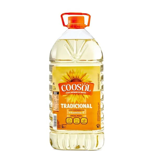 Aceite de girasol Coosol garrafa 5 l - 5 l - Imagen del producto en Findit