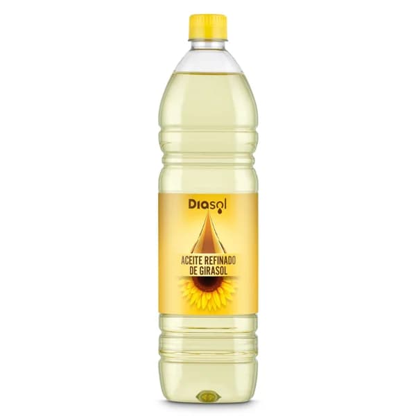 Aceite refinado de girasol Diasol botella 1 l - 1 l - Imagen del producto en Findit