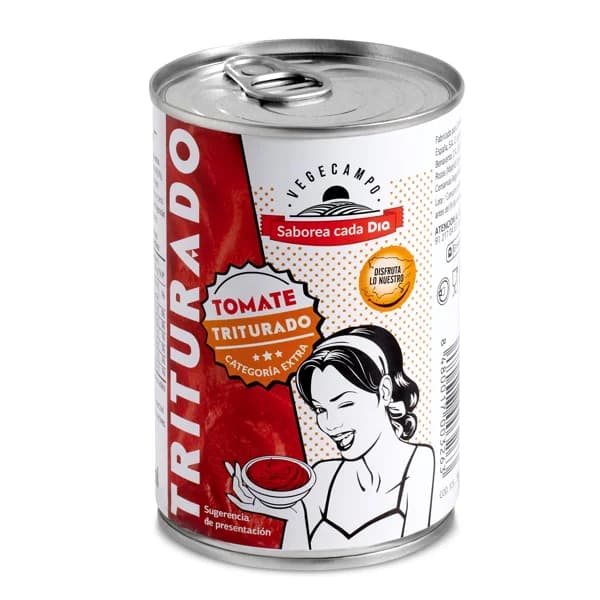 Tomate triturado Vegecampo de Dia lata 390 g - 0.4 kg - Imagen del producto en Findit
