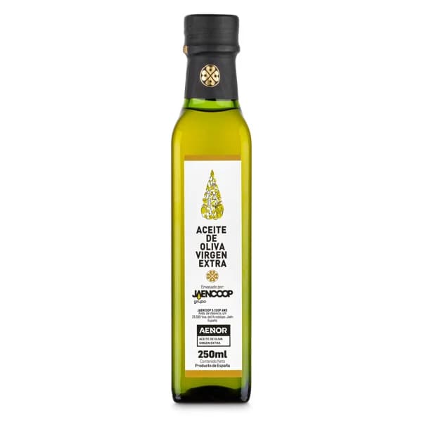 Aceite de oliva virgen extra Jaencoop botella 250 ml - 0.25 l - Imagen del producto en Findit