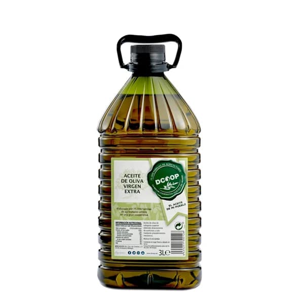 Aceite de oliva virgen extra Dcoop garrafa 3 l - 3 ud - Imagen del producto en Findit