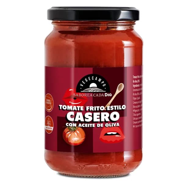 Tomate frito casero Vegecampo de Dia frasco 350 g - 0.35 kg - Imagen del producto en Findit