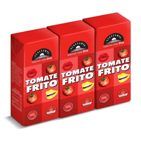 Tomate frito Vegecampo de Dia brik 3 x 390 g - 1.17 kg - Imagen del producto en Findit