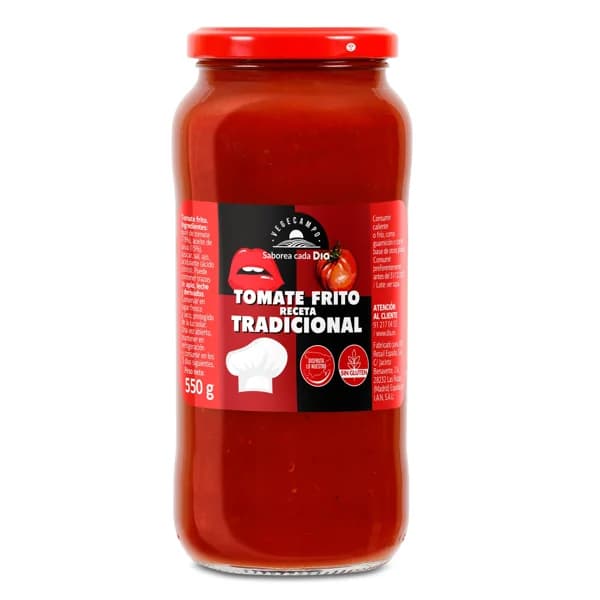 Tomate frito receta tradicional Vegecampo de Dia frasco 550 g - 0.55 kg - Imagen del producto en Findit