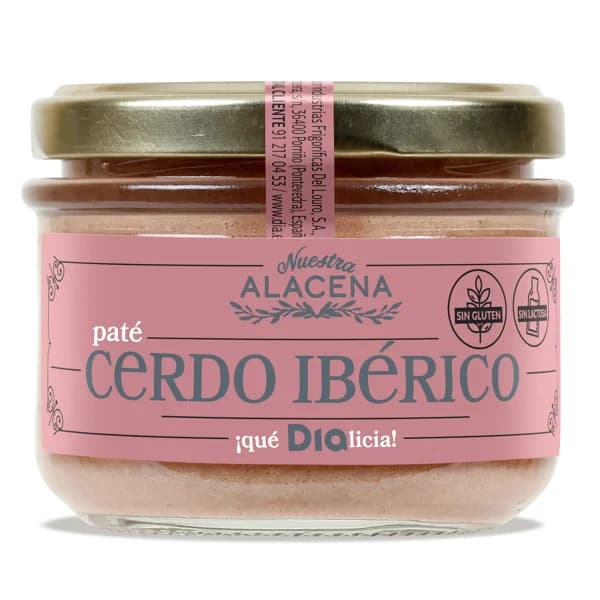 Paté de cerdo ibérico Nuestra Alacena de Dia frasco 125 g - 0.12 kg - Imagen del producto en Findit