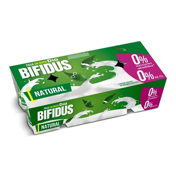 Cremoso natural desnatado Bífidus Dia pack 8 x 125 g - 1 ud - Imagen del producto en Findit