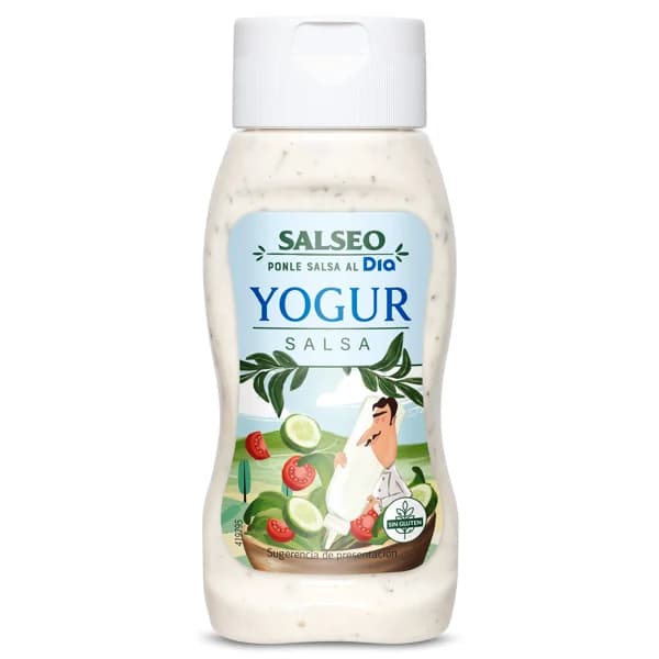 Salsa de yogur Salseo de Dia bote 300 ml - 0.3 l - Imagen del producto en Findit