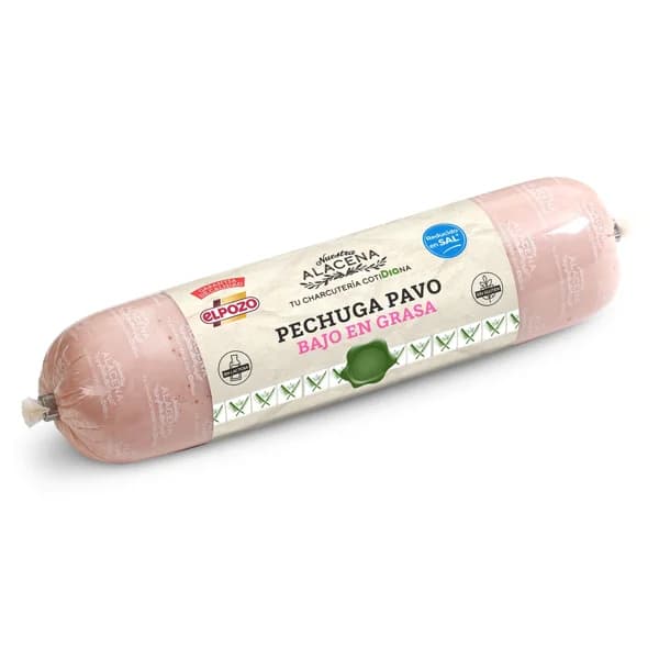 Pechuga de pavo bajo en grasa y reducido en sal Nuestra Alacena de Dia 500 g - 0.5 ud - Imagen del producto en Findit