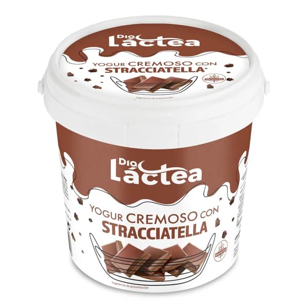 Yogur cremoso con stracciatella Dia Láctea tarrina 1 Kg - 1 ud - Imagen del producto en Findit