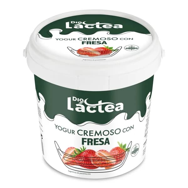 Yogur cremoso con fresa Dia Láctea tarrina 1 Kg - 1 kg - Imagen del producto en Findit