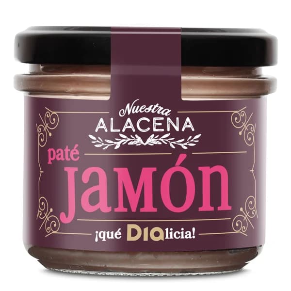 Paté de jamón Nuestra Alacena de Dia frasco 110 g - 0.11 kg - Imagen del producto en Findit