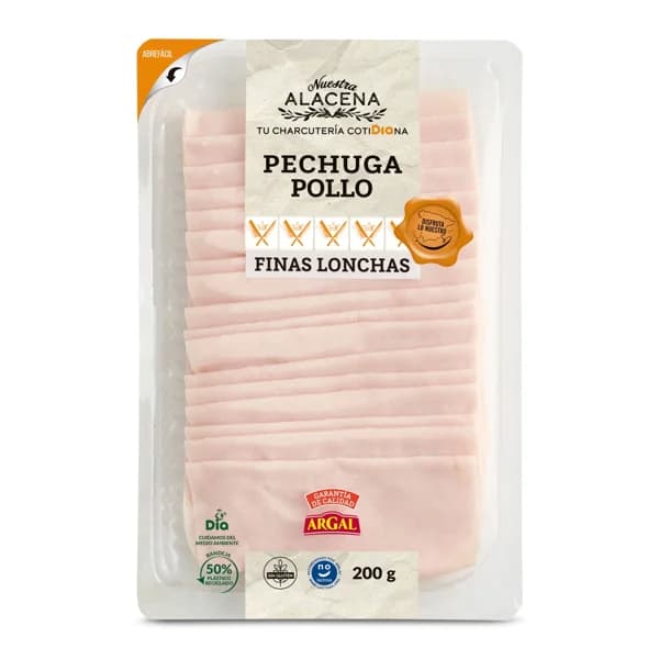 Pechuga de pollo Nuestra Alacena de Dia sobre 200 g - 0.2 kg - Imagen del producto en Findit