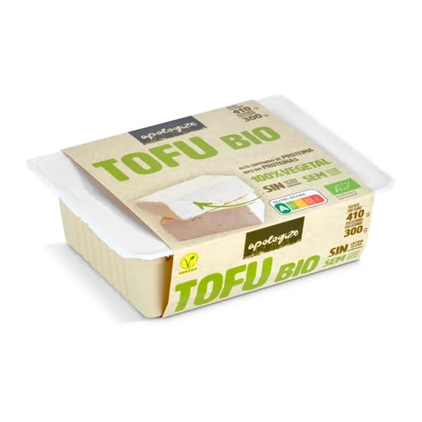 Tofu bio Apologize bandeja 300 g - 1 ud - Imagen del producto en Findit