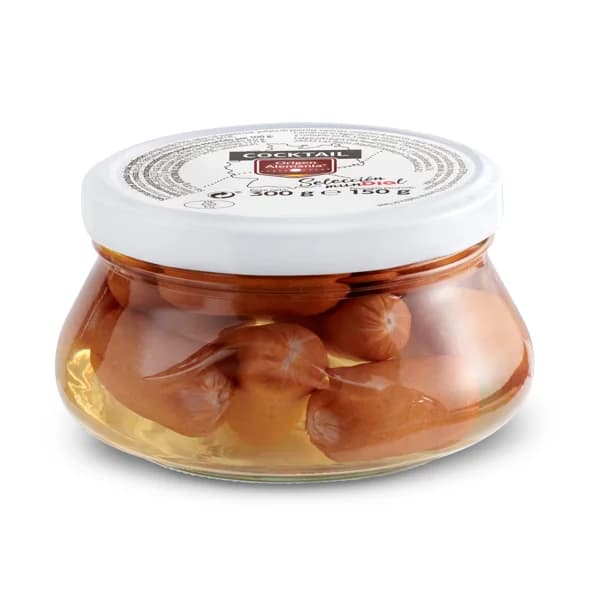 Salchicha alemana cocktail Selección Mundial de Dia frasco 150 g - 0.15 kg - Imagen del producto en Findit