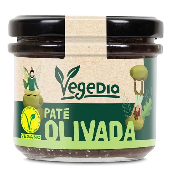 Paté olivada Vegedia frasco 110 g - 0.11 kg - Imagen del producto en Findit