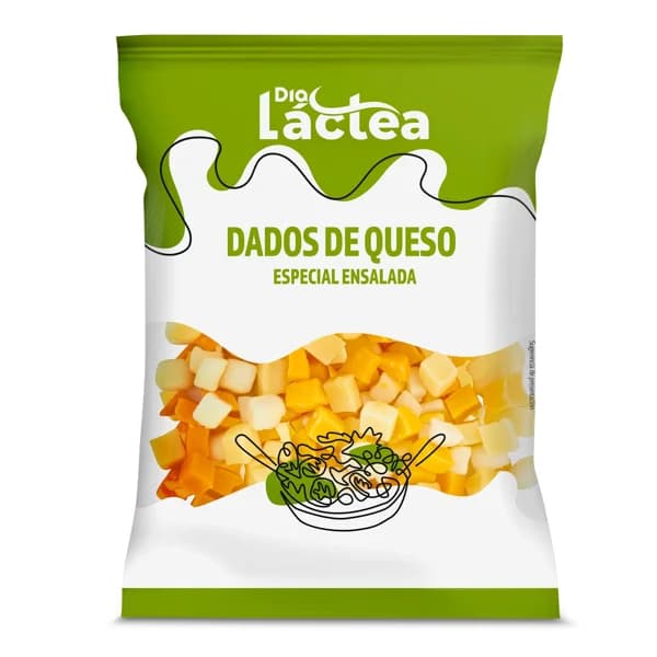 Dados de queso especial ensalada Dia Láctea bolsa 100 g - 0.1 kg - Imagen del producto en Findit