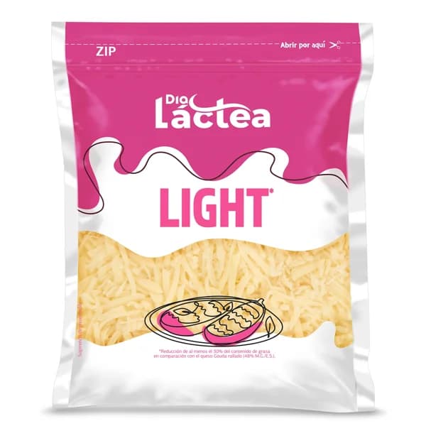 Queso light rallado Dia Láctea bolsa 150 g - 0.15 kg - Imagen del producto en Findit
