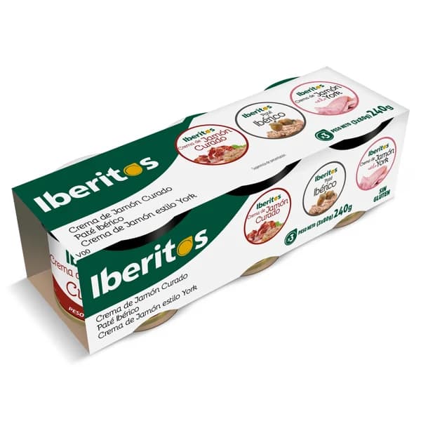 Surtido de patés Iberitos lata 3 x 80 g - 1 ud - Imagen del producto en Findit