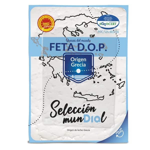 Queso feta D.O.P. Selección Mundial de Dia bolsa 150 g - 0.15 kg - Imagen del producto en Findit