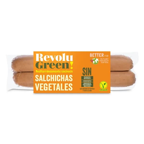 Salchichas veganas Revolu green bolsa 170 g - 0.17 ud - Imagen del producto en Findit
