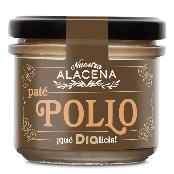 Paté de pollo Nuestra Alacena de Dia frasco 110 g - 0.11 ud - Imagen del producto en Findit