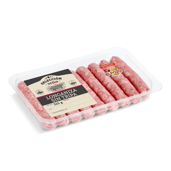 Longaniza sin tripa Selección de Dia bandeja 325 g - 0.33 kg - Imagen del producto en Findit