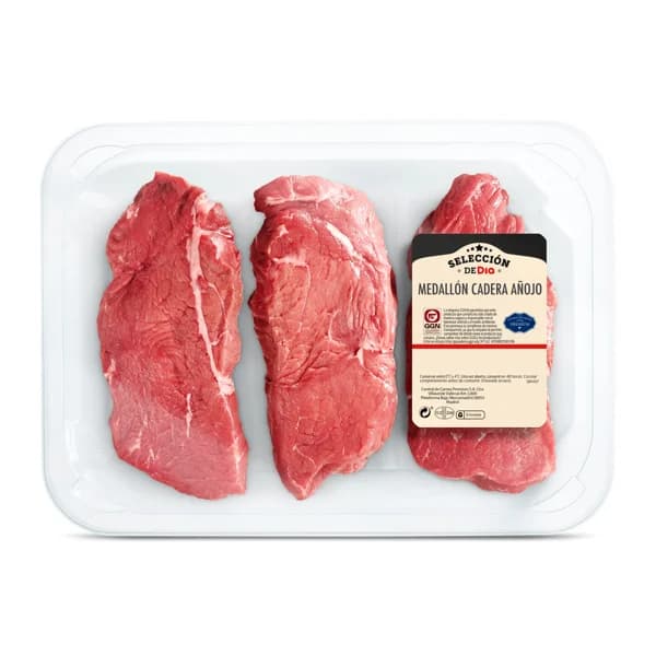 Medallón de cadera vacuno Selección de Dia bandeja 350 g aprox. - 0.28 kg - Imagen del producto en Findit
