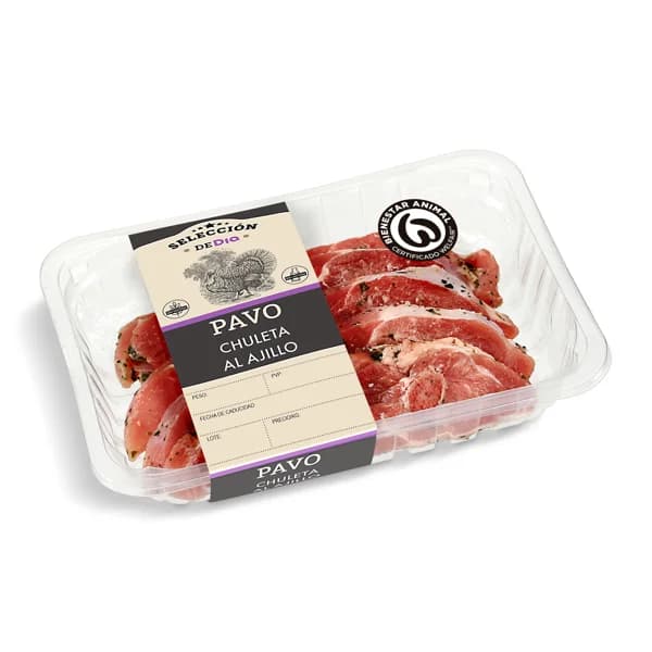 Chuletas de pavo al ajillo Selección de Dia bandeja 550 g aprox. - 0.6 kg - Imagen del producto en Findit