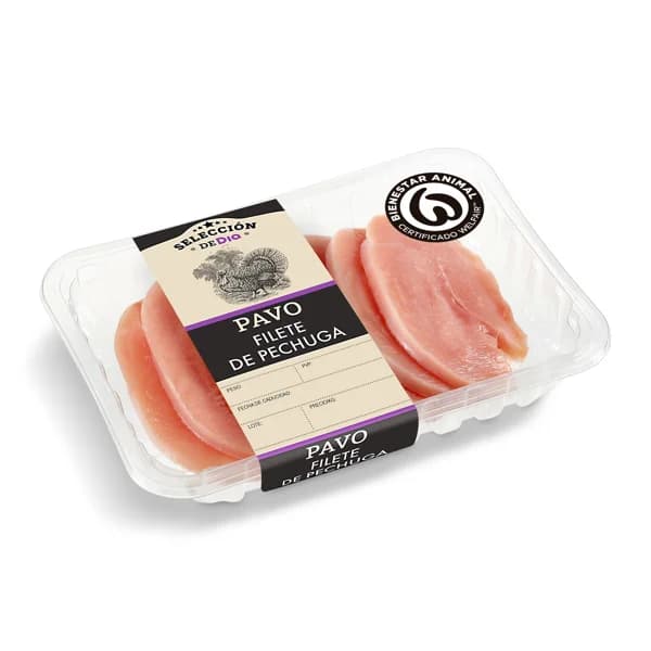 Filetes de pechuga de pavo Selección de Dia bandeja 600 g aprox. - 0.65 kg - Imagen del producto en Findit