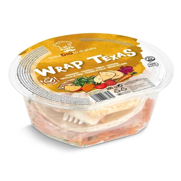 Ensalada wrap texas Al Punto Dia bandeja 300 g - 0.3 kg - Imagen del producto en Findit