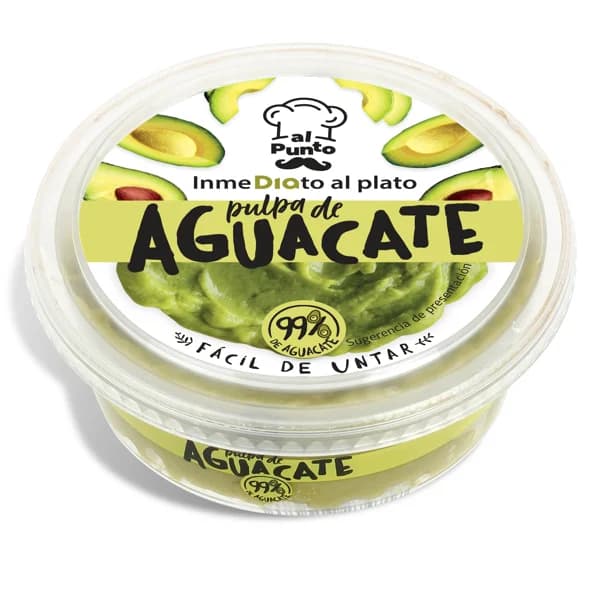 Pulpa aguacate Al Punto Dia tarrina 125 g - 0.12 kg - Imagen del producto en Findit