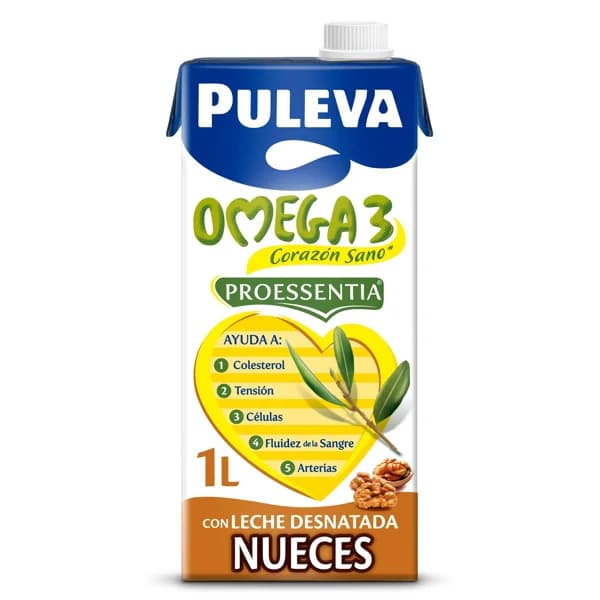 Bebida láctea omega 3 con nueces Puleva brik 1 l - 1 l - Imagen del producto en Findit