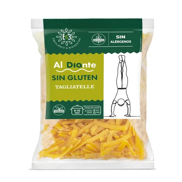 Pasta tagliatelle sin gluten Al Diante Dia bolsa 250 g - 1 ud - Imagen del producto en Findit